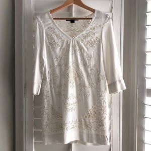 French Connection white shift dress size 0